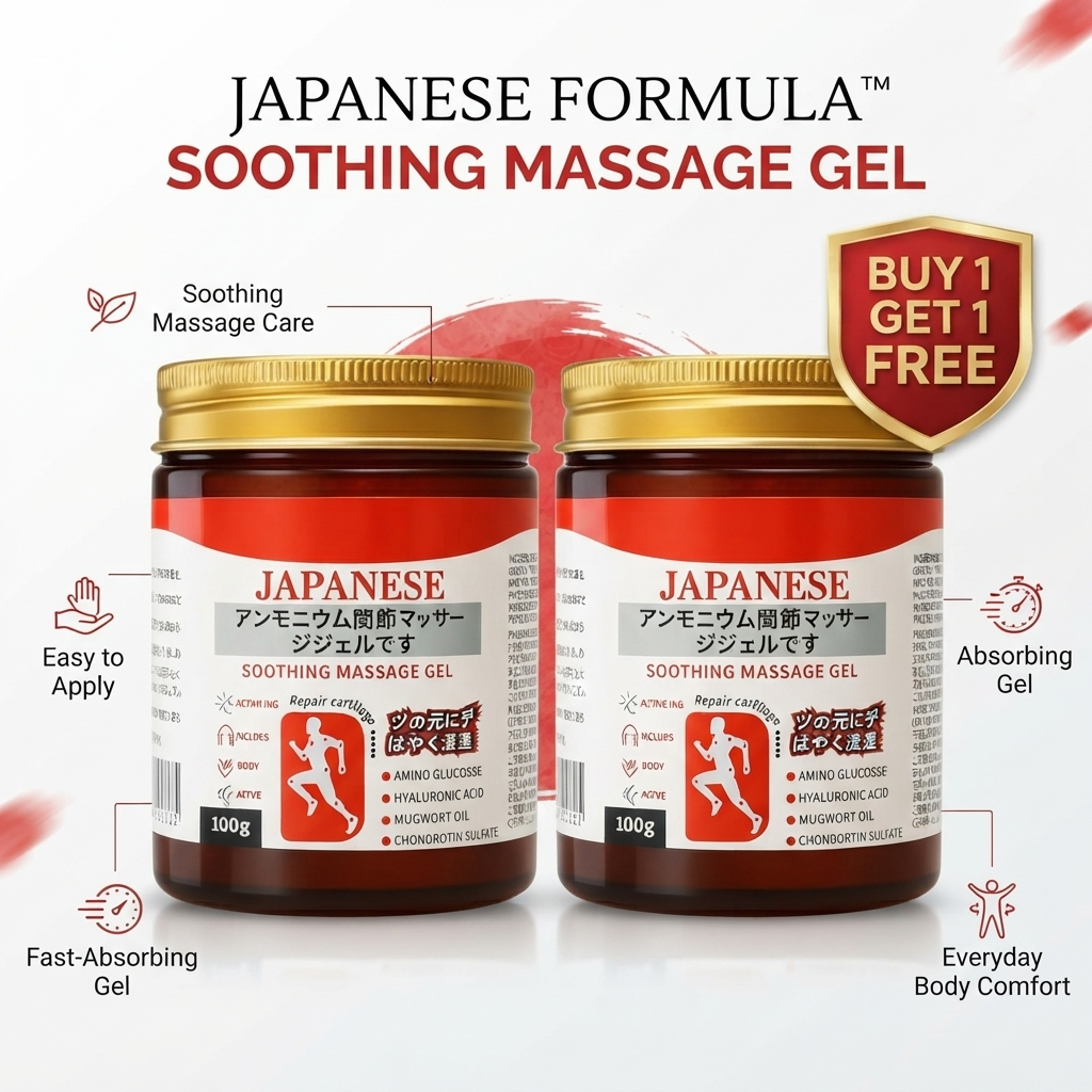 Japanese Formula™ Soothing Massage Gel – Buy 1 Get 1 Free