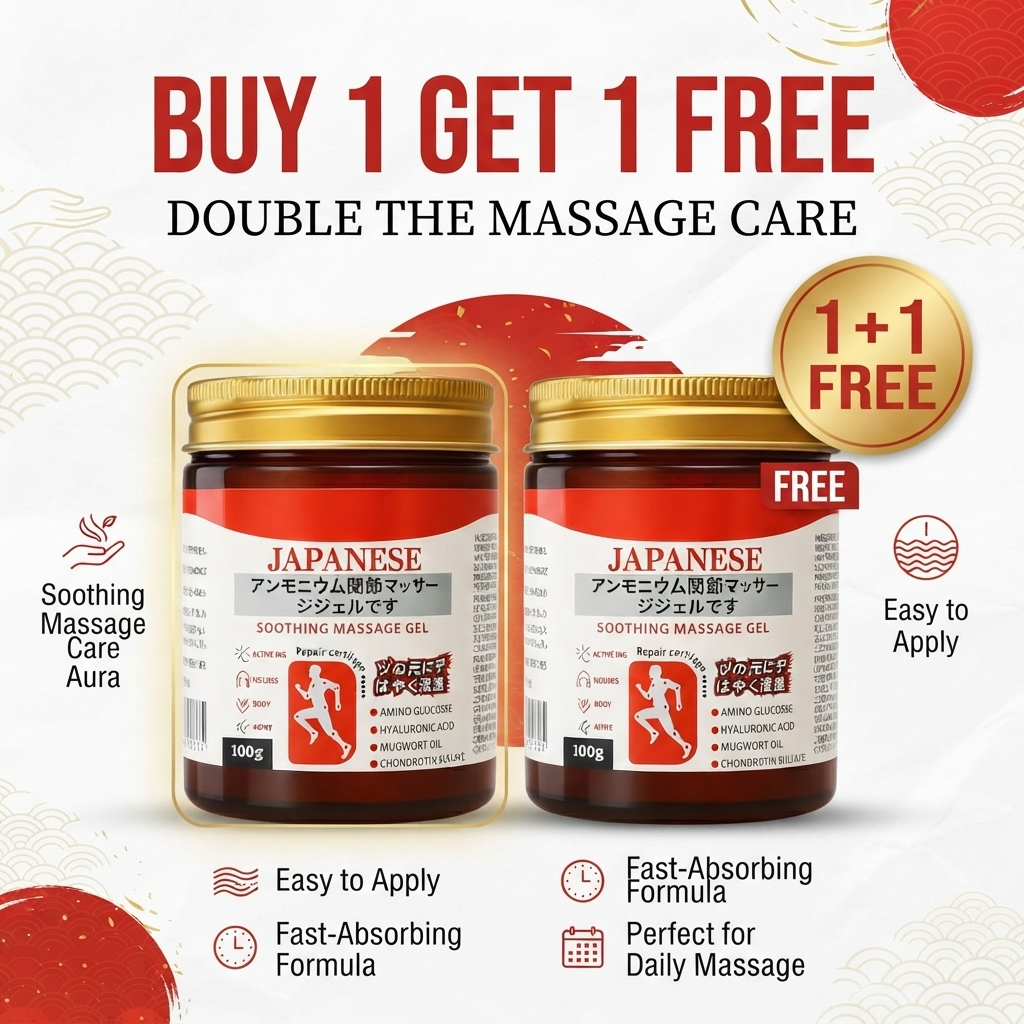 Japanese Formula™ Soothing Massage Gel – Buy 1 Get 1 Free