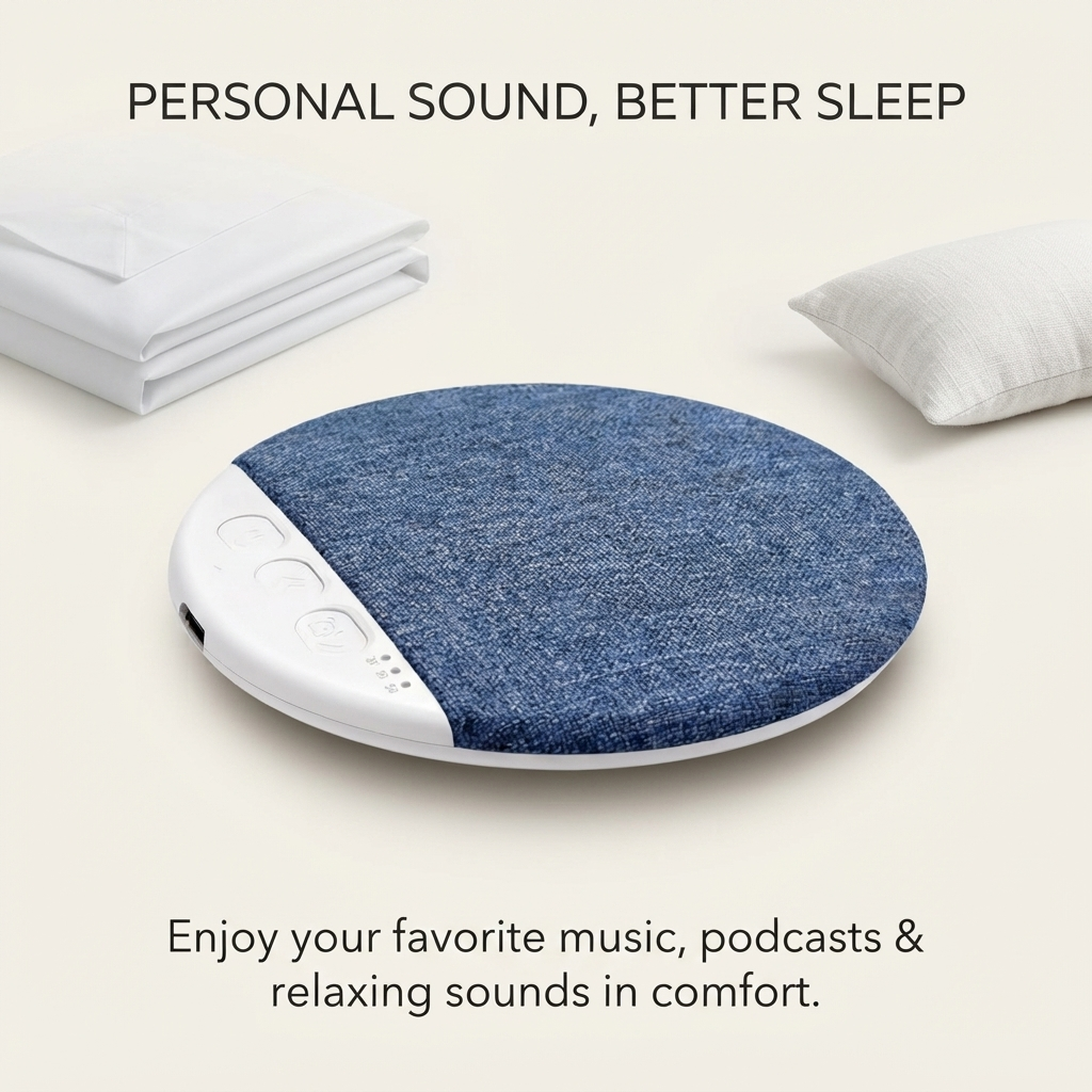 SleepSound™ Bluetooth Pillow Speaker - Portable Bedside & Sleep Speaker