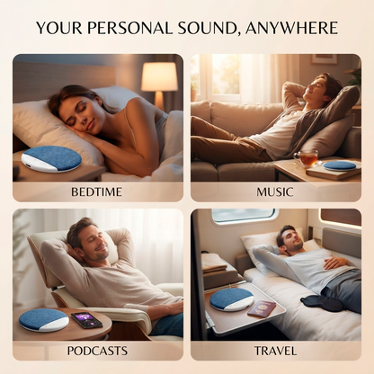 SleepSound™ Bluetooth Pillow Speaker - Portable Bedside & Sleep Speaker