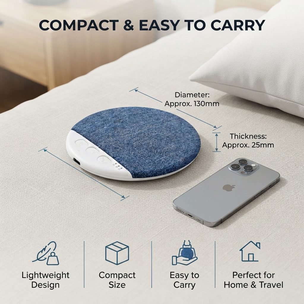 SleepSound™ Bluetooth Pillow Speaker - Portable Bedside & Sleep Speaker