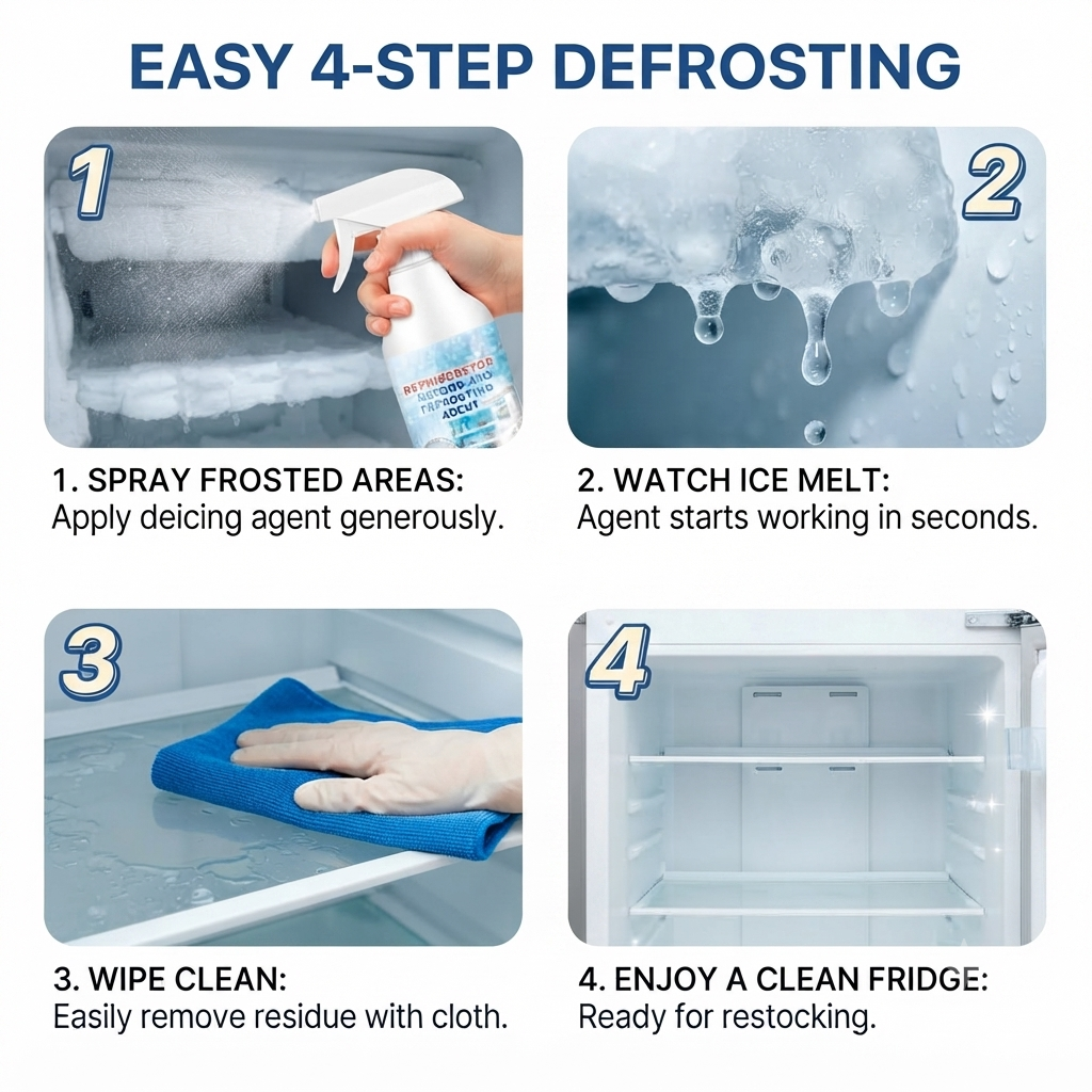 IceMelt Pro™ Fridge & Freezer Defrosting Spray – BUY 1 GET 1 FREE 🎁