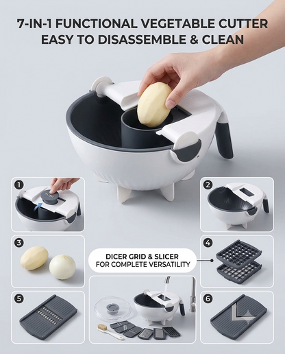 7 in 1 Multifunction Vegetable Cutter
