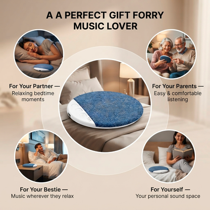 SleepSound™ Bluetooth Pillow Speaker - Portable Bedside & Sleep Speaker