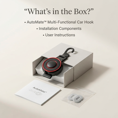 𝐀𝐮𝐭𝐨𝐌𝐚𝐭𝐞™ 𝟑-𝐢𝐧-𝟏 𝐌𝐮𝐥𝐭𝐢-𝐅𝐮𝐧𝐜𝐭𝐢𝐨𝐧𝐚𝐥 𝐂𝐚𝐫 𝐇𝐨𝐨𝐤