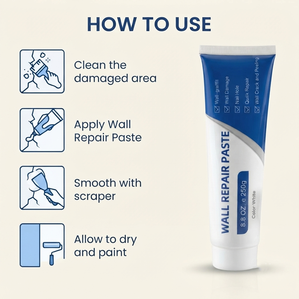 Selsso™ Instant Wall Repair & Crack Filler Paste