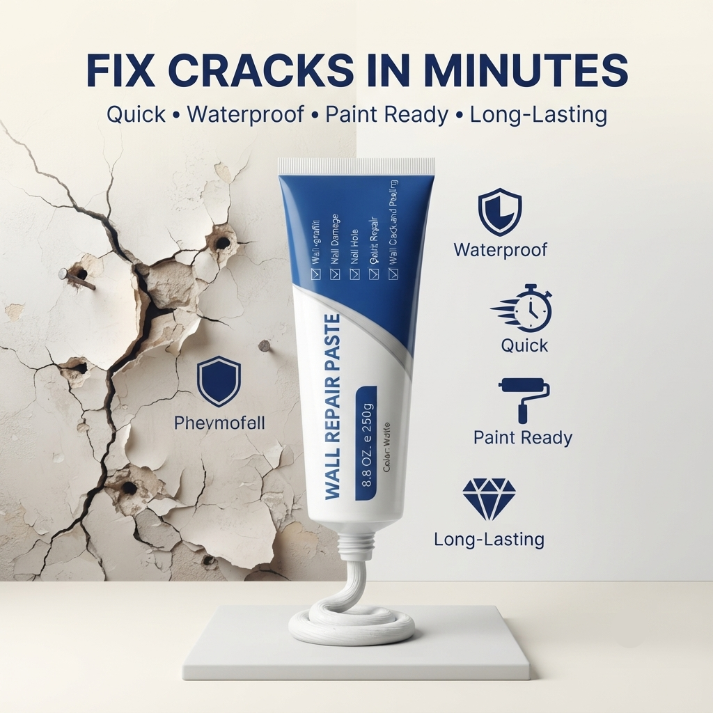 Selsso™ Instant Wall Repair & Crack Filler Paste